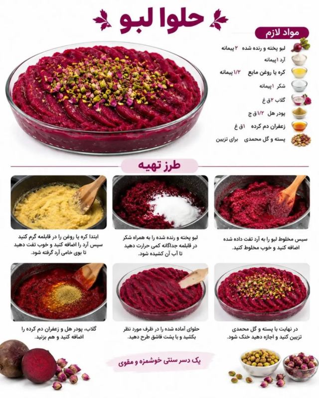 طرز تهیه ۸ مدل حلوای پاییزی؛ از کدو حلوایی تا لبو و شیره انگور