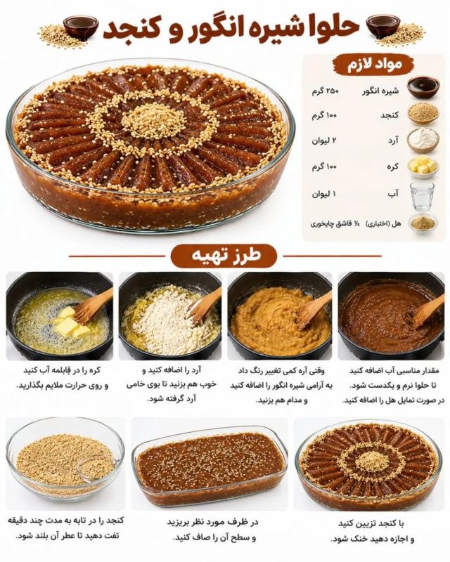 طرز تهیه ۸ مدل حلوای پاییزی؛ از کدو حلوایی تا لبو و شیره انگور