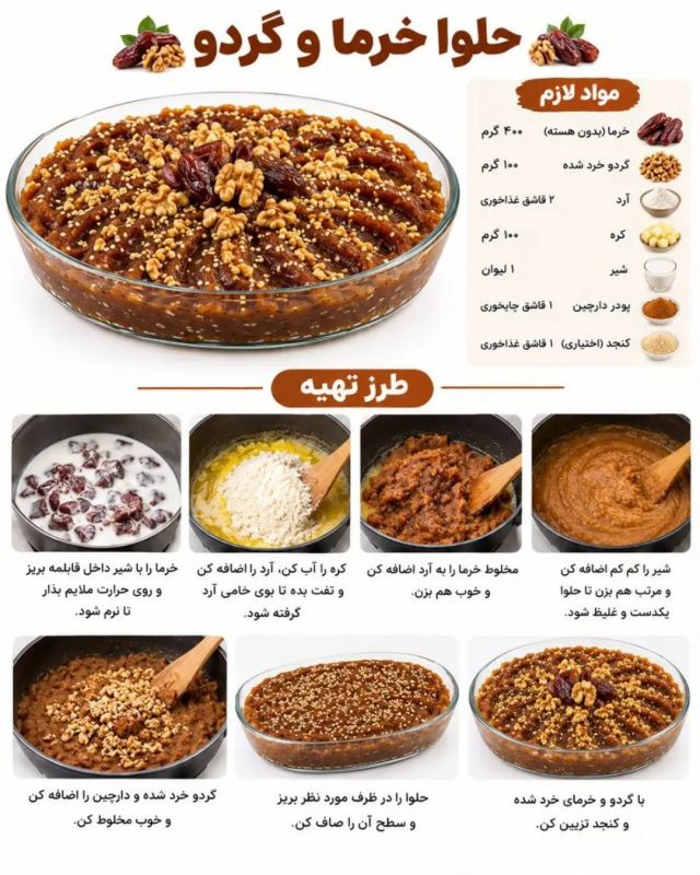 طرز تهیه ۸ مدل حلوای پاییزی؛ از کدو حلوایی تا لبو و شیره انگور