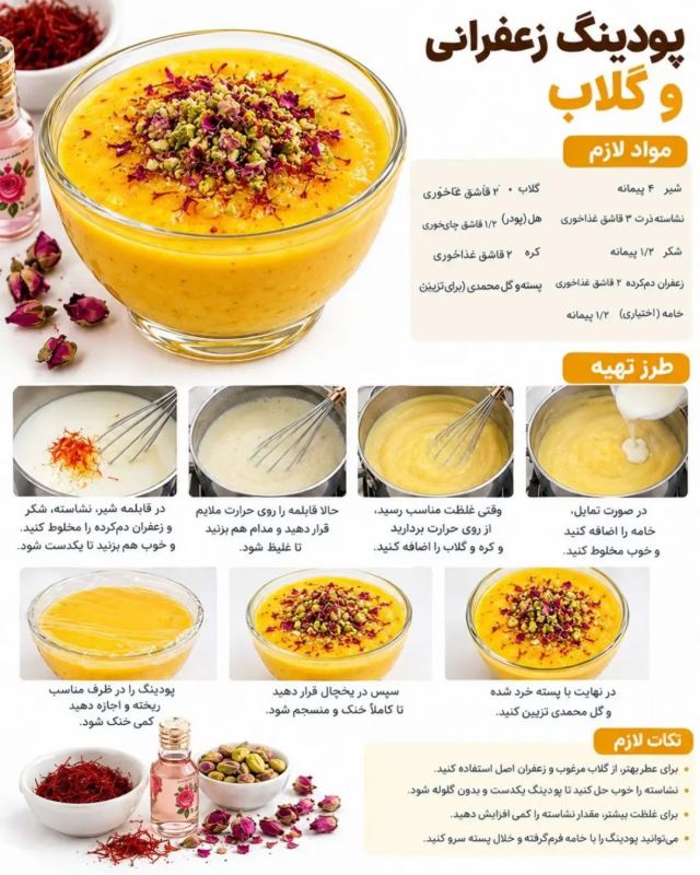 طرز تهیه ۷ مدل پودینگ پاییزی در خانه