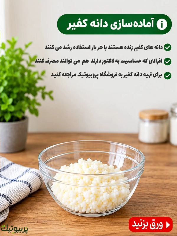 طرز تهیه یک قارچ کفیر پربیوتیک به همراه خواص شگفت انگیز آن