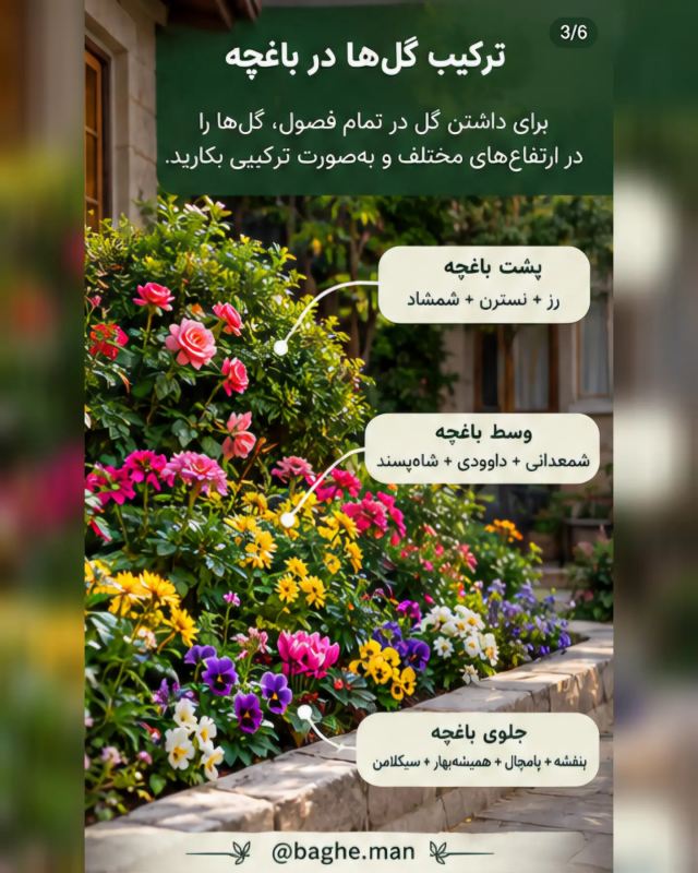 چگونه در تهران باغچه چهارفصل داشته باشیم ؟