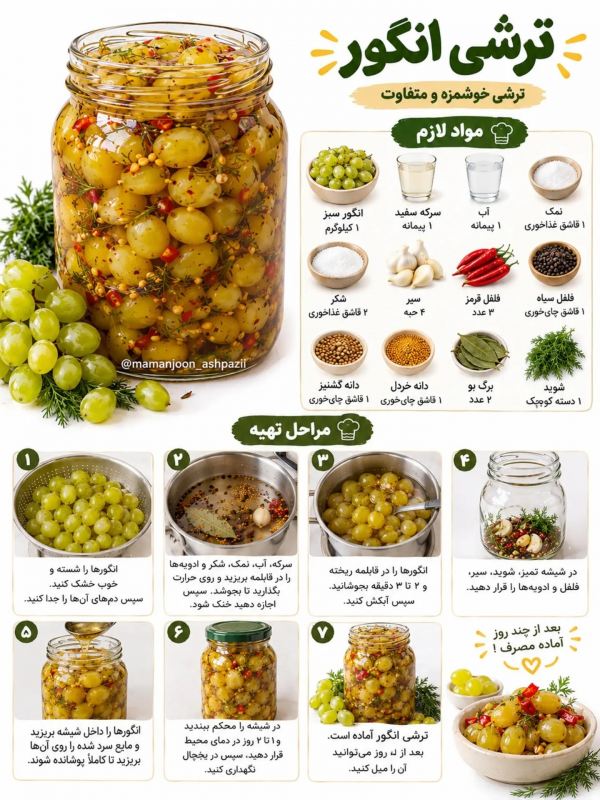 طرز تهیه ۴ مدل ترشی که قطعا تا حالا نخورده اید !!