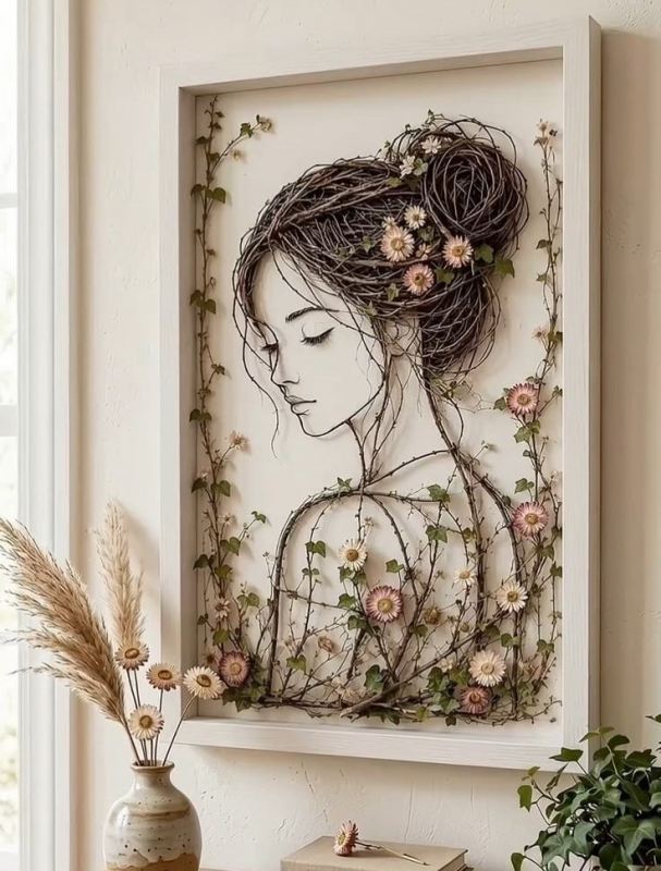 خلق آثار هنری و دکوری از دل طبیعت، جذاب و به صرفه
