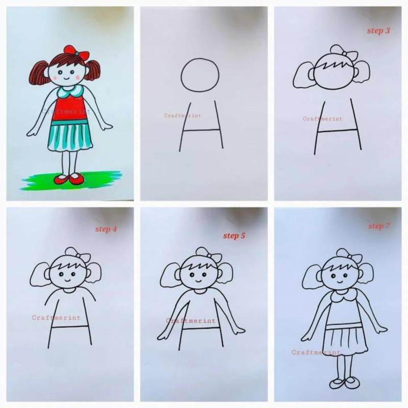 آموزش مرحله به مرحله انواع نقاشی های جذاب برای کودکان