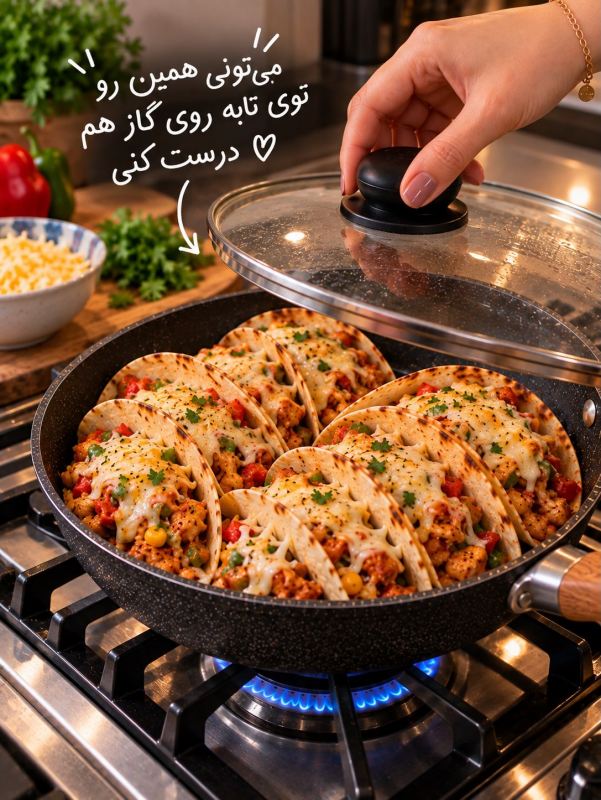 طرز تهیه ساندویچ تاکوی مرغ؛ خوشمزه، پنیری و سریع