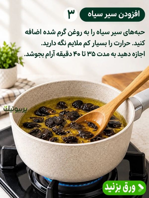 طرز تهیه روغن سیر سیاه خونگی؛ ساده، کاربردی و پرفایده