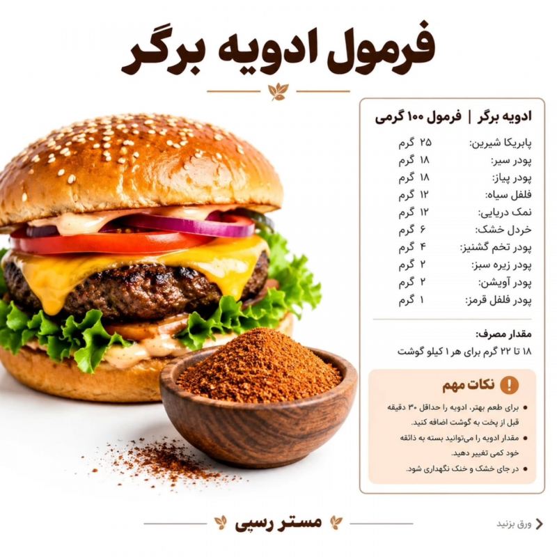 فرمول ۱۰ ادویه کاربردی برای طعم رستورانی؛ از سوخاری تا کباب