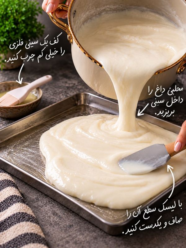 طرز تهیه کازاندیبی؛ دسر معروف و لطیف ترکیه با لایه کاراملی