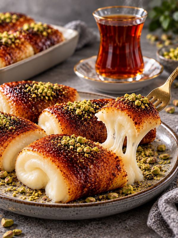 طرز تهیه کازاندیبی؛ دسر معروف و لطیف ترکیه با لایه کاراملی