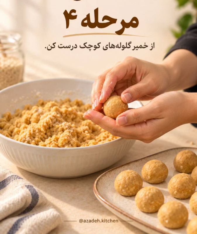 طرز تهیه ساده و فوری کوکی ارده و عسل؛ یه میان وعده ساده، مقوی و خوشمزه!