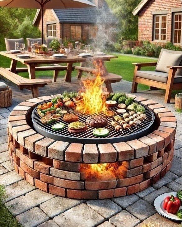 ایده های مختلف منقل باغی؛ کاربردی و هماهنگ با فضای باغ و یا حیاط خانه