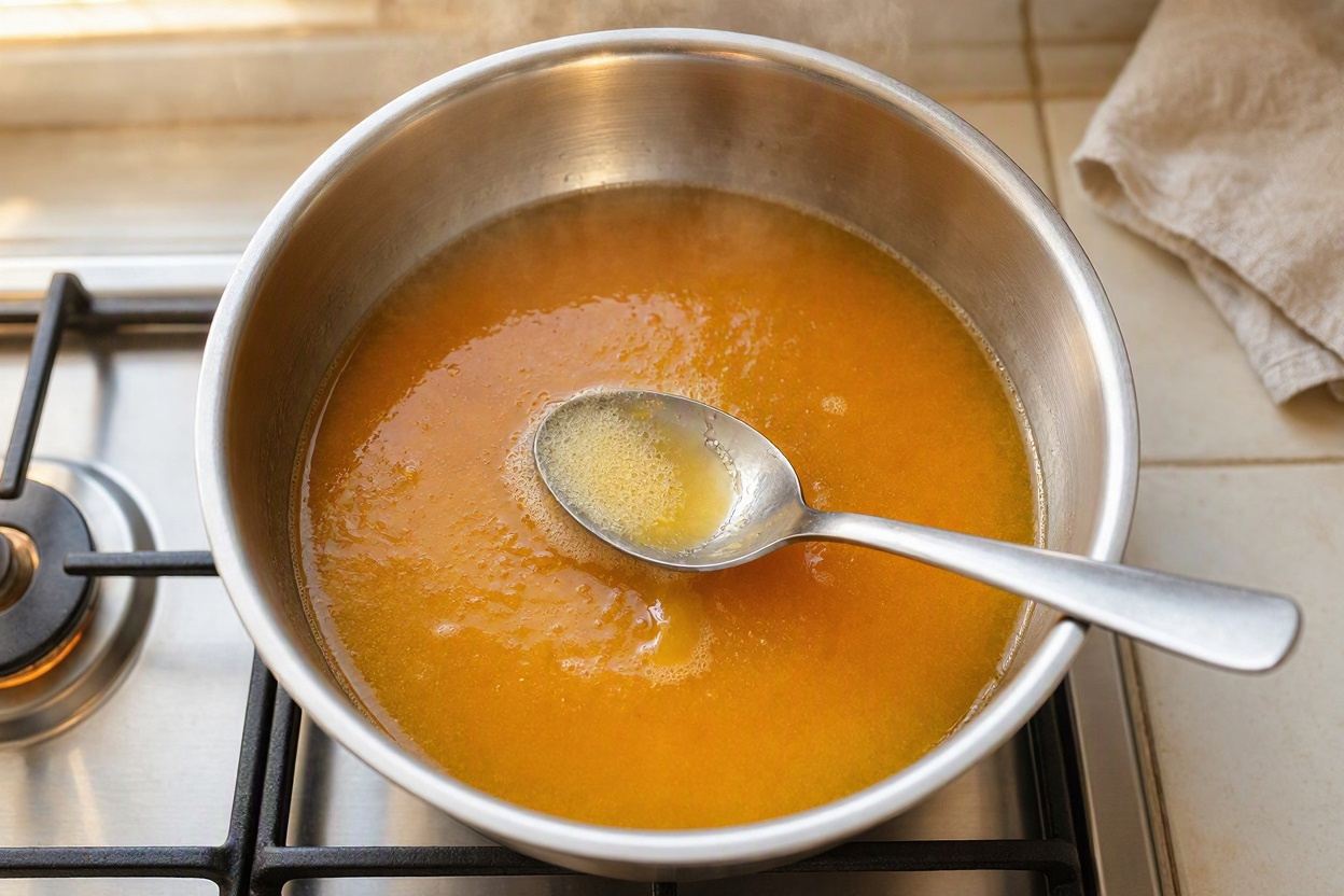 طرز تهیه شیره خرمالو؛ شیرینی سالم و طبیعی پاییز / آموزش کامل