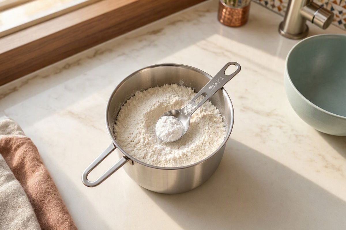 ترفند تبدیل آرد گندم به آرد شیرینی پزی و کیک پزی
