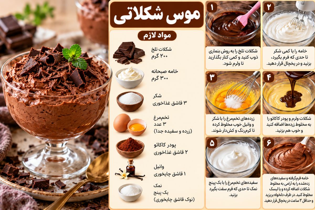 طرز تهیه ۷ دسر خوشمزه و پرطرفدار؛ از ساده و خانگی تا شیک و مجلسی
