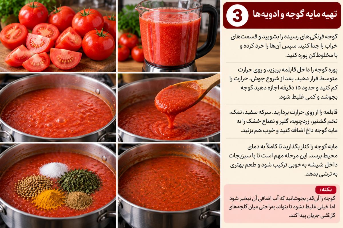 طرز تهیه ترشی گل کلم با آب گوجه؛ قرمز، ترد و فوق العاده خوشمزه!