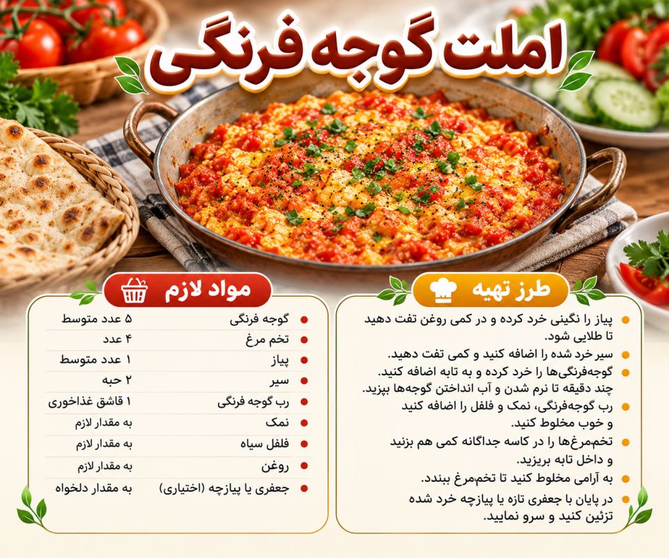 ۷ غذای ارزان و سیرکننده با تخم مرغ برای ناهار و شام