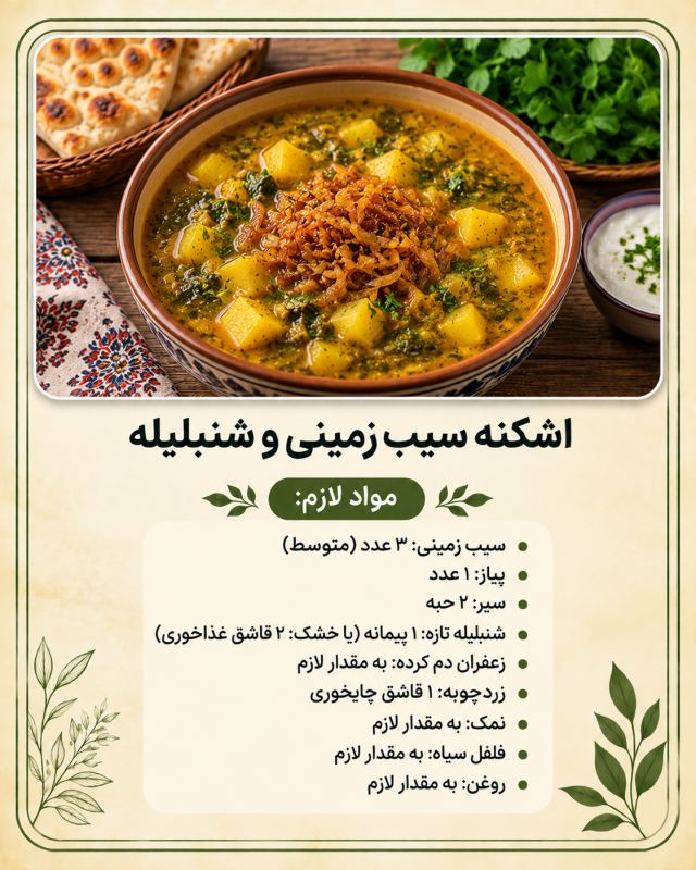 طرز تهیه ۱۰ غذای ارزان با سیب زمینی برای شام؛ ساده و سیرکننده