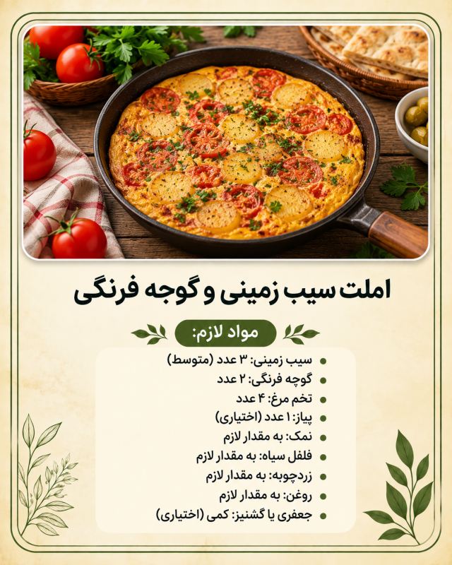 طرز تهیه ۱۰ غذای ارزان با سیب زمینی برای شام؛ ساده و سیرکننده