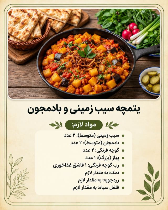 طرز تهیه ۱۰ غذای ارزان با سیب زمینی برای شام؛ ساده و سیرکننده