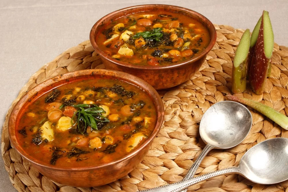 سوپ گوجه سبز