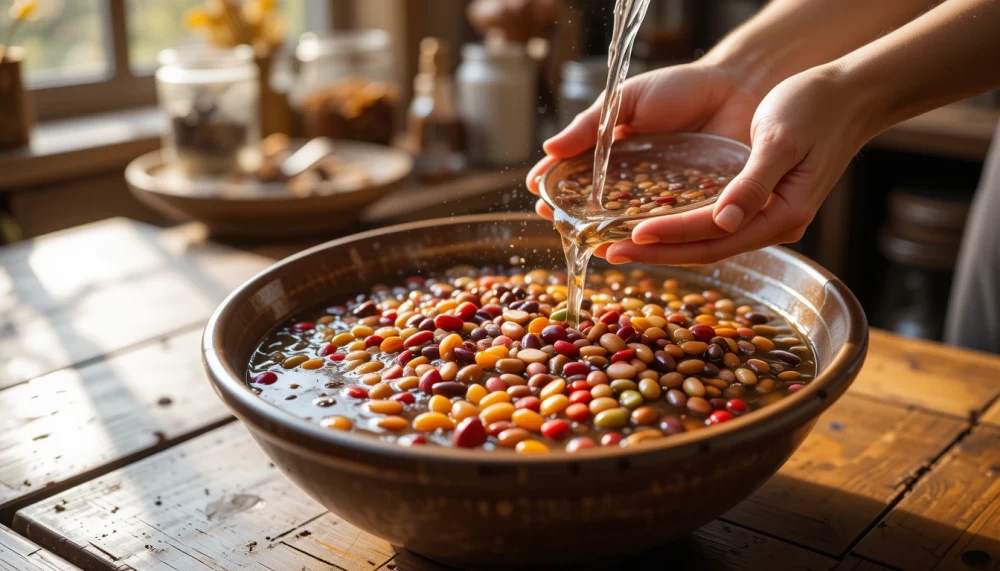 نگهداری حبوبات خیس خورده