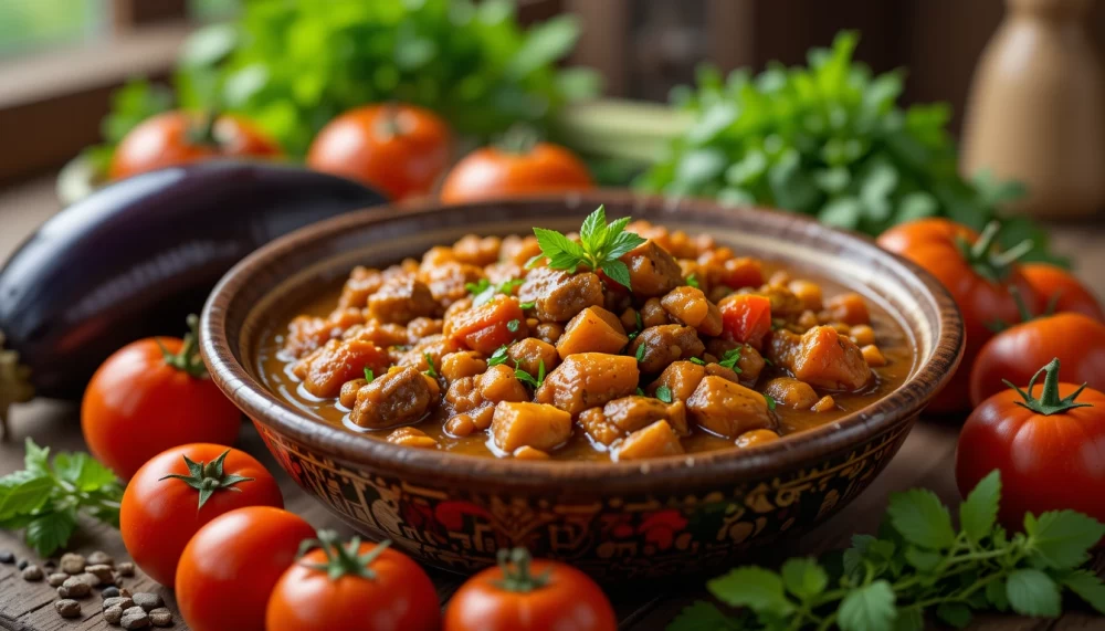  خورش بدون گوشت و مرغ
