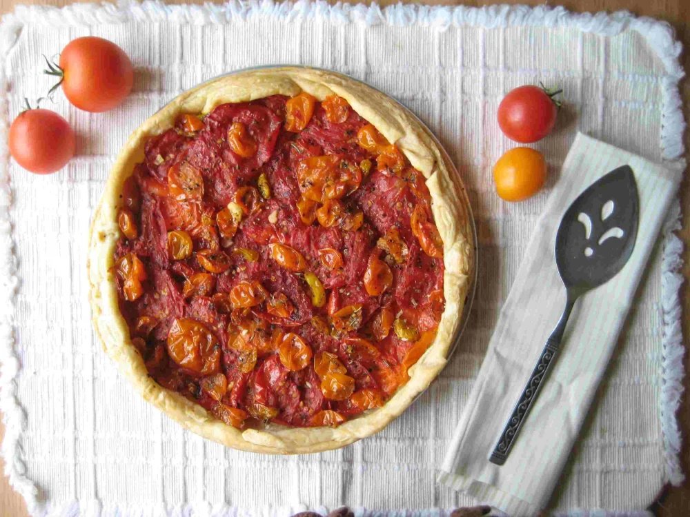 طرز تهیه خمیر تارت گوجه فرنگی