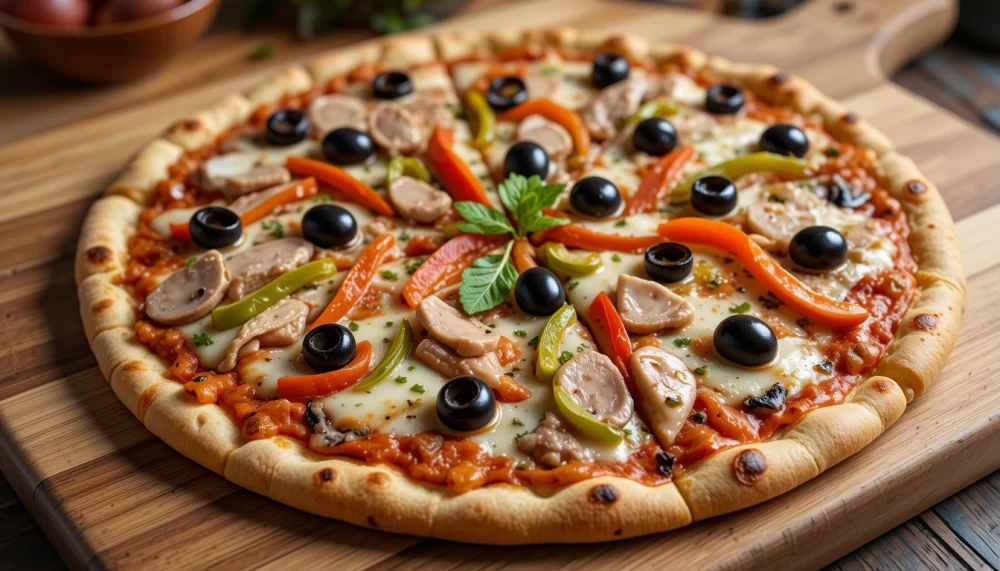طرز تهیه پیتزا تن ماهی