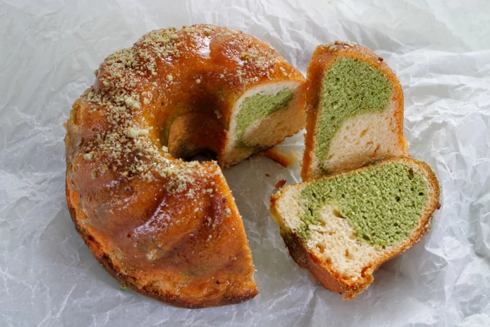 دستور تهیه کیک ماربل اسفناج