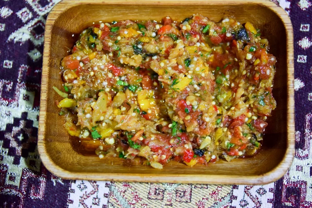 سالاد بادمجان آذربایجانی