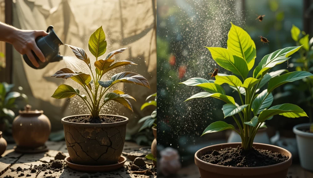 احیای گیاه گرمادیده