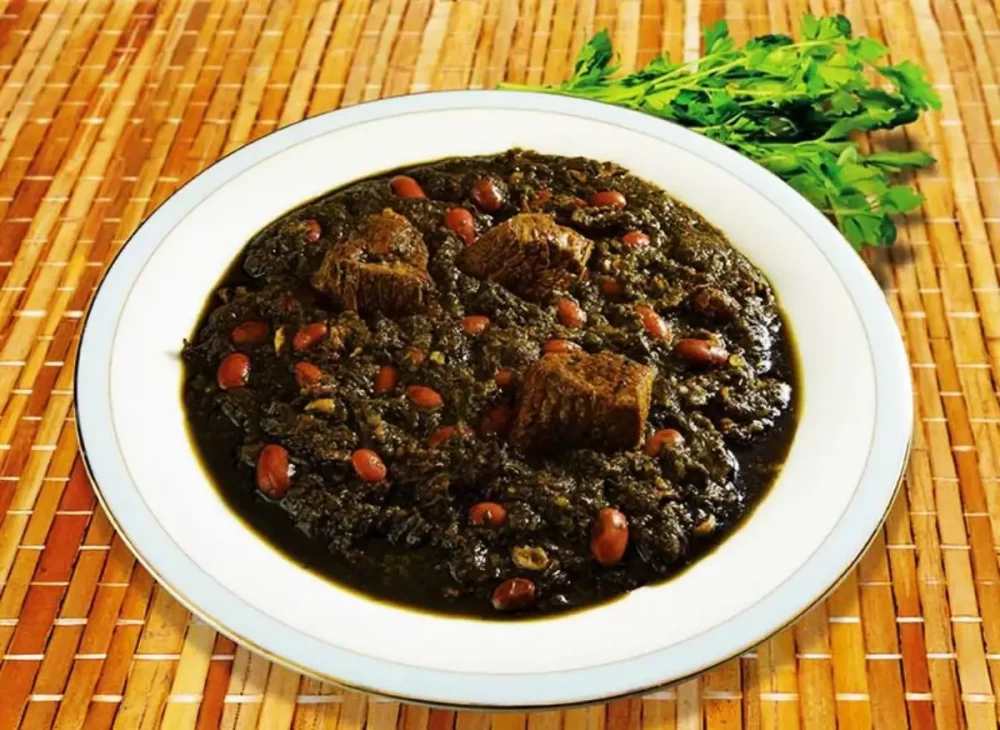 قورمه سبزی در زودپز