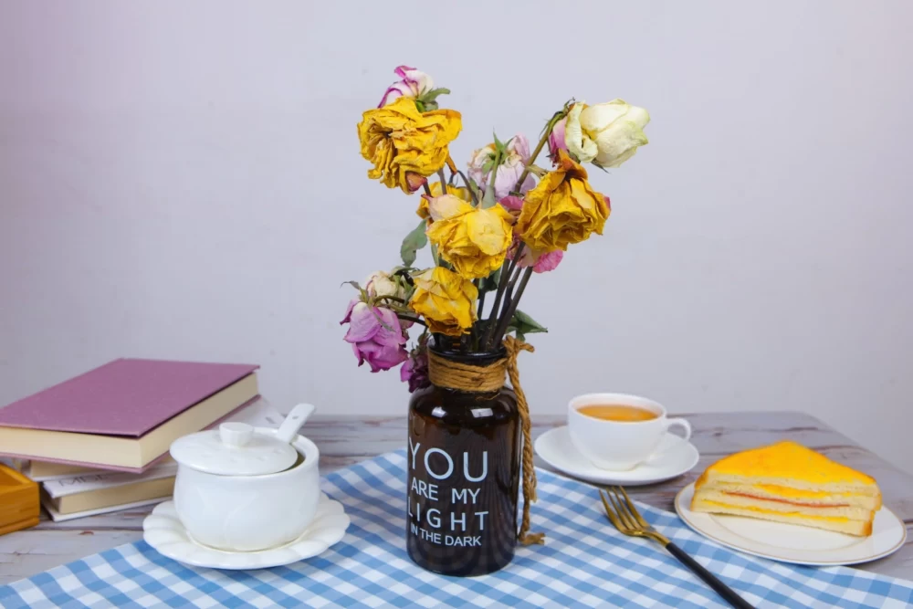 روش خشک کردن گل با نمک