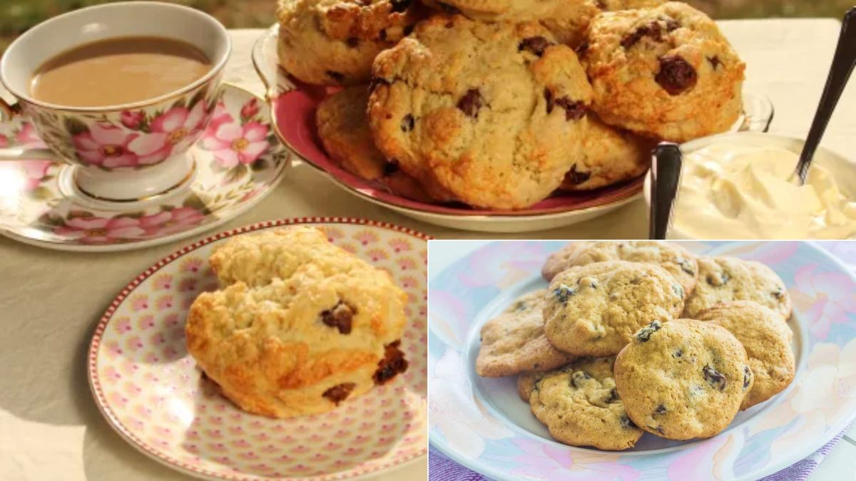 طرز تهیه شیرینی کشمشی تابه ای