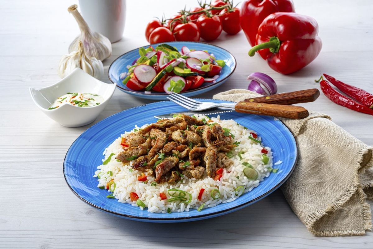 غذای شمالی با جگر مرغ