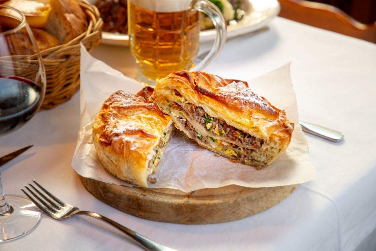 بورک گوشت پفی