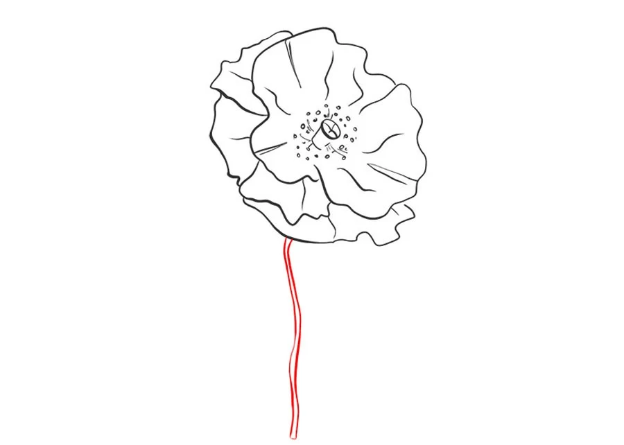 نقاشی گل