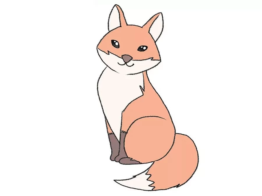 نقاشی روباه حرفه ای