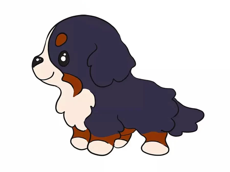 نقاشی توله سگ نقاشی توله سگ