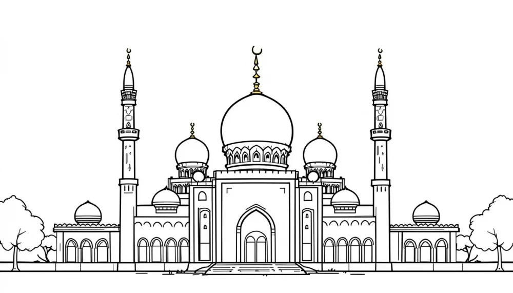 نقاشی مسجد