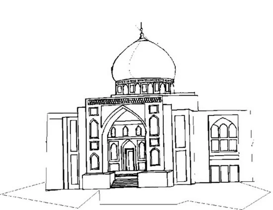 رنگ آمیزی مسجد