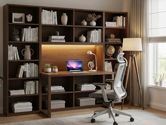کتابخانه میز تحریر دار