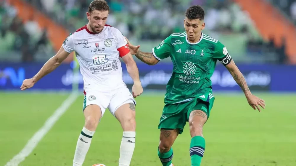 بازی الاهلی عربستان و الاتفاق