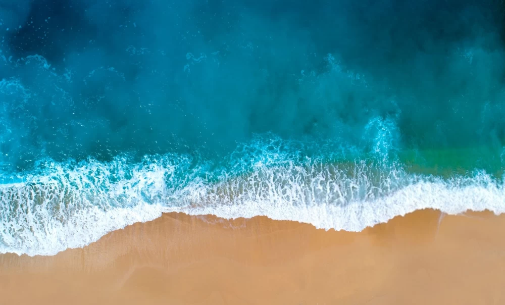 عکس دریا در شب