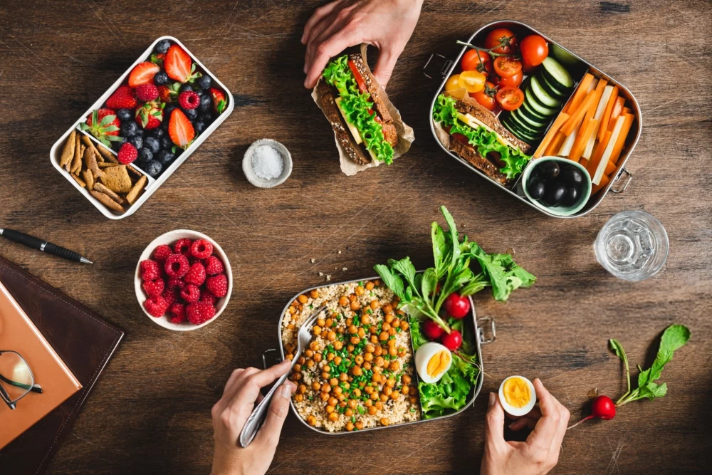 لیست غذا برای ناهار