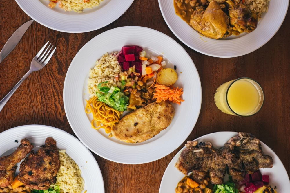 لیست غذا برای ناهار