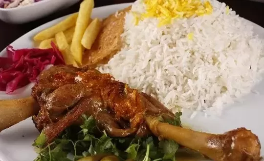کالری چلو گوشت