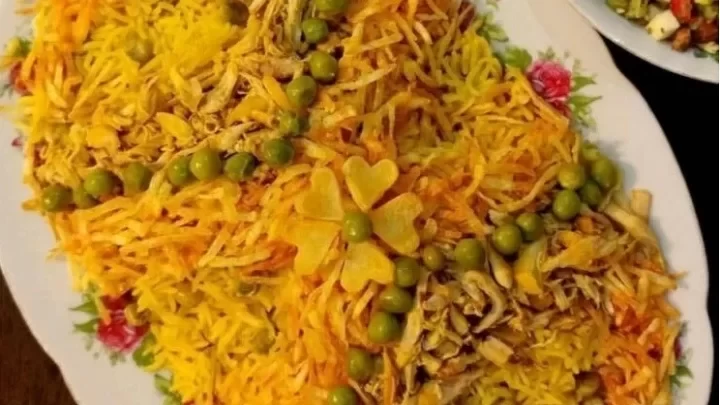 طرز تهیه نخود پلو با گوشت چرخ کرده