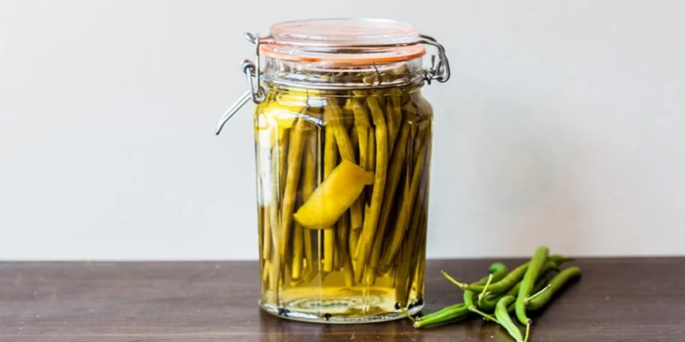 طرز تهیه ترشی لوبیا سبز